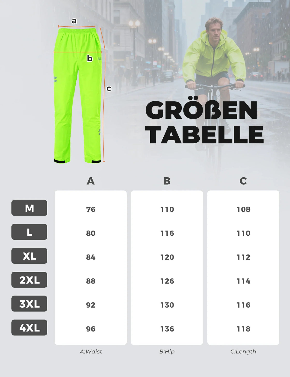 ROCKBROS Pantalon de cyclisme homme long imperméable