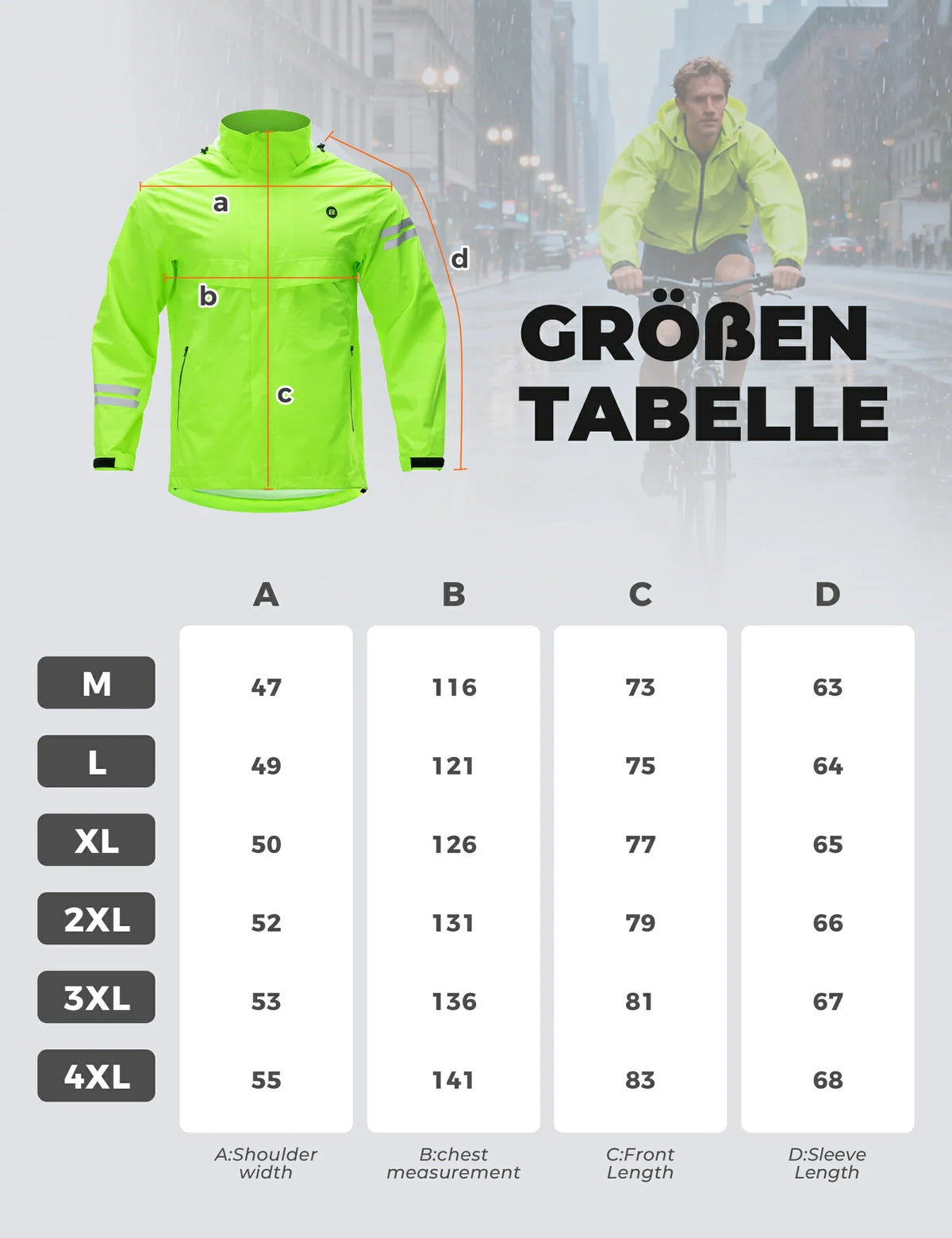ROCKBROS Veste de cyclisme homme imperméable respirante