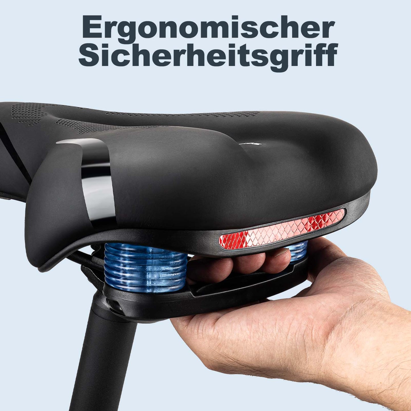 Selle de vélo en mousse à mémoire de forme respirante et gel ROCKBROS