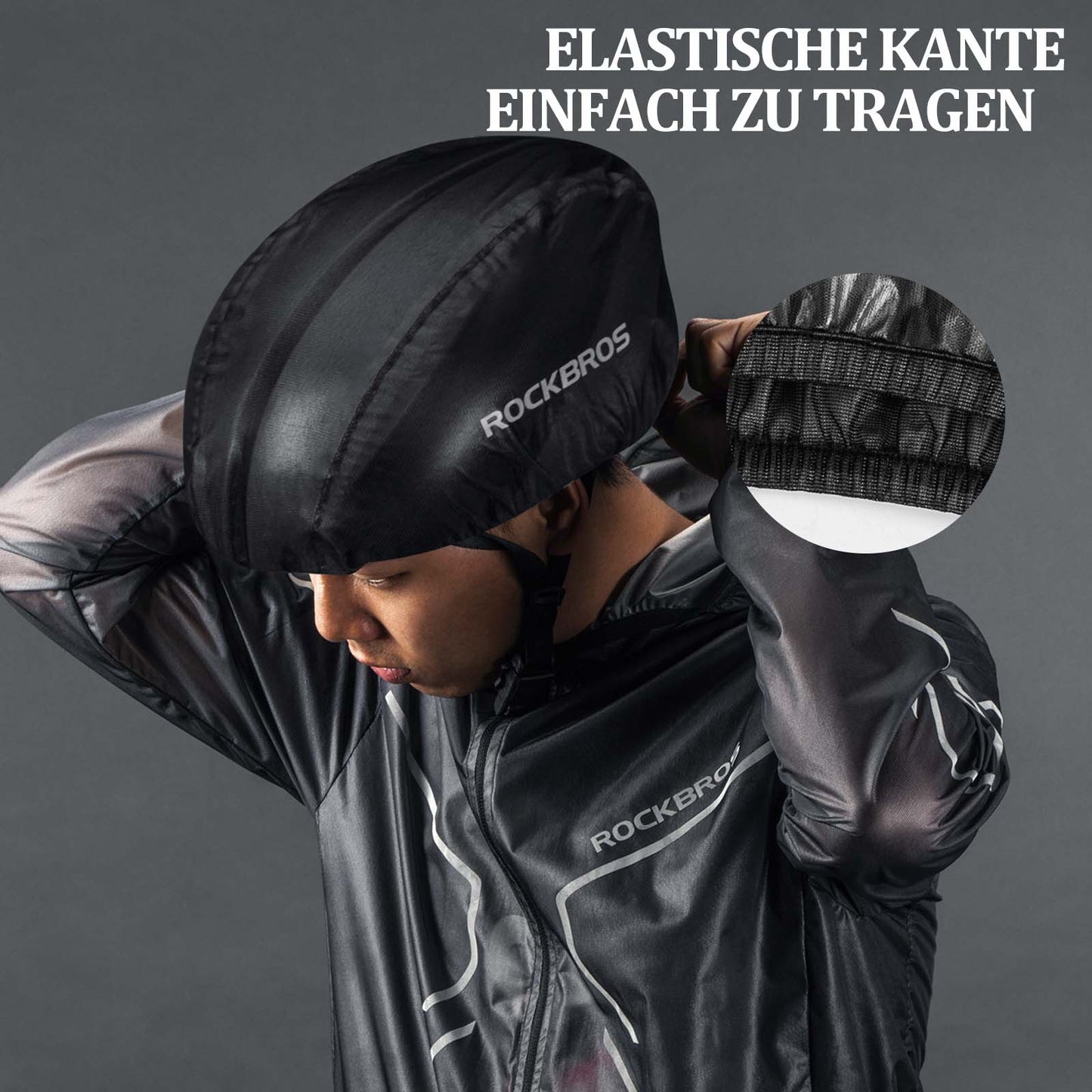Housse de casque imperméable et anti-poussière pour casques de vélo, ROCKBROS