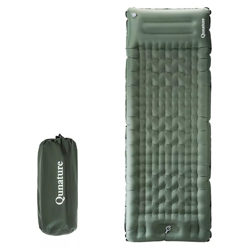 Tapis de couchage gonflable QUNATURE 197*71 cm matelas gonflable 2 couleurs