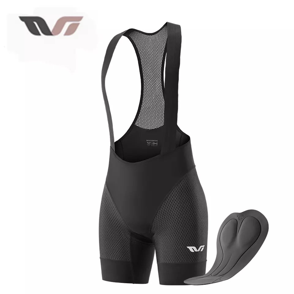Cuissard à bretelles de vélo de route rembourré pour femme ROCKBROS TVI