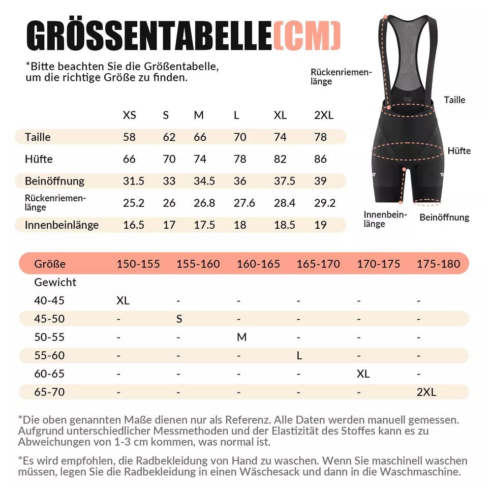 Cuissard à bretelles de vélo de route rembourré pour femme ROCKBROS TVI