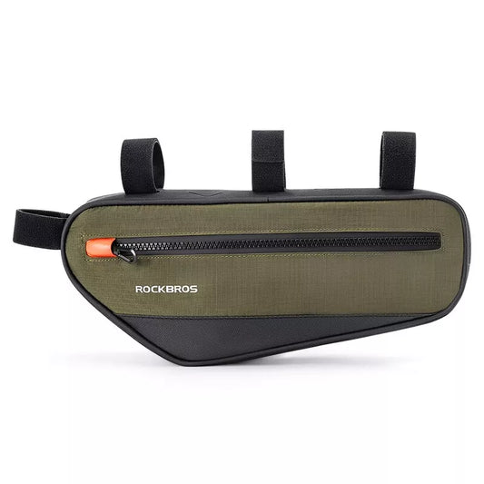 ROCKBROS sac de cadre de vélo sac de vélo sac triangulaire sac à outils 1,7 L