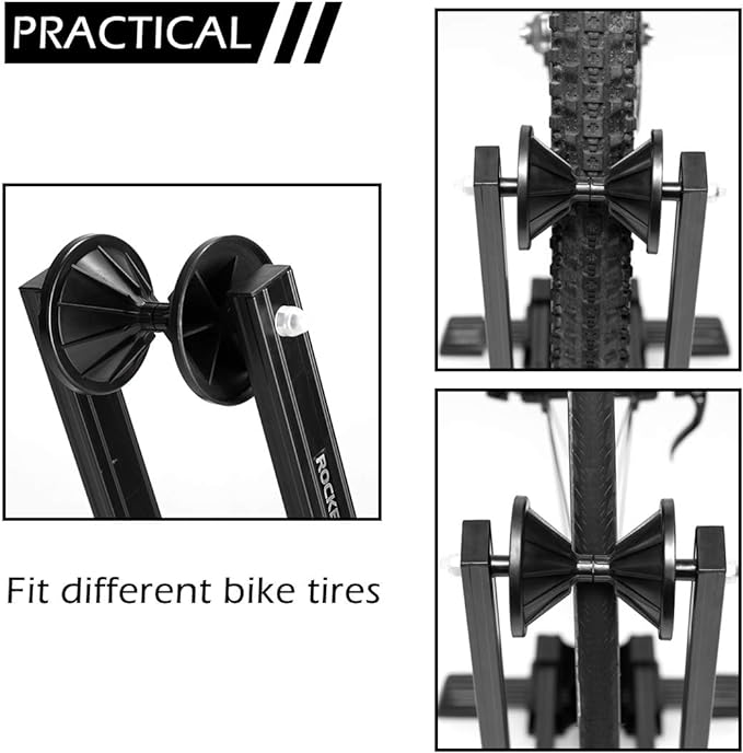 ROCKBROS support de vélo support de roue arrière support d'exposition support de vélo pliable en aluminium