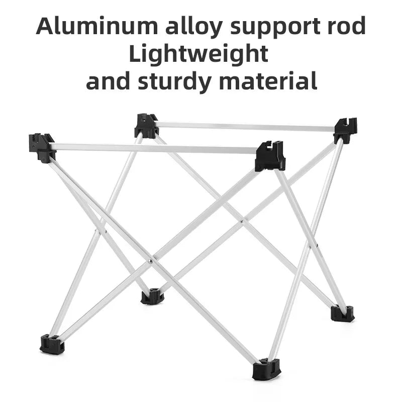 Table de camping Qunature table pliante en aluminium avec sac 600D table de pique-nique jusqu'à 15KG