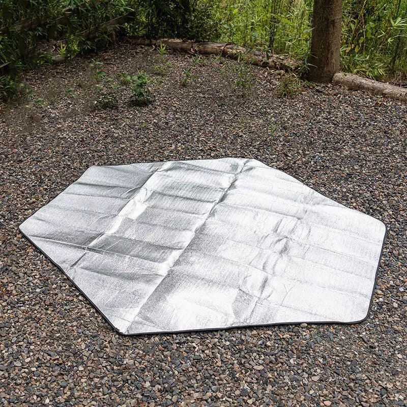 QUNATURE tapis de couchage en aluminium tapis de pique-nique 240*240cm