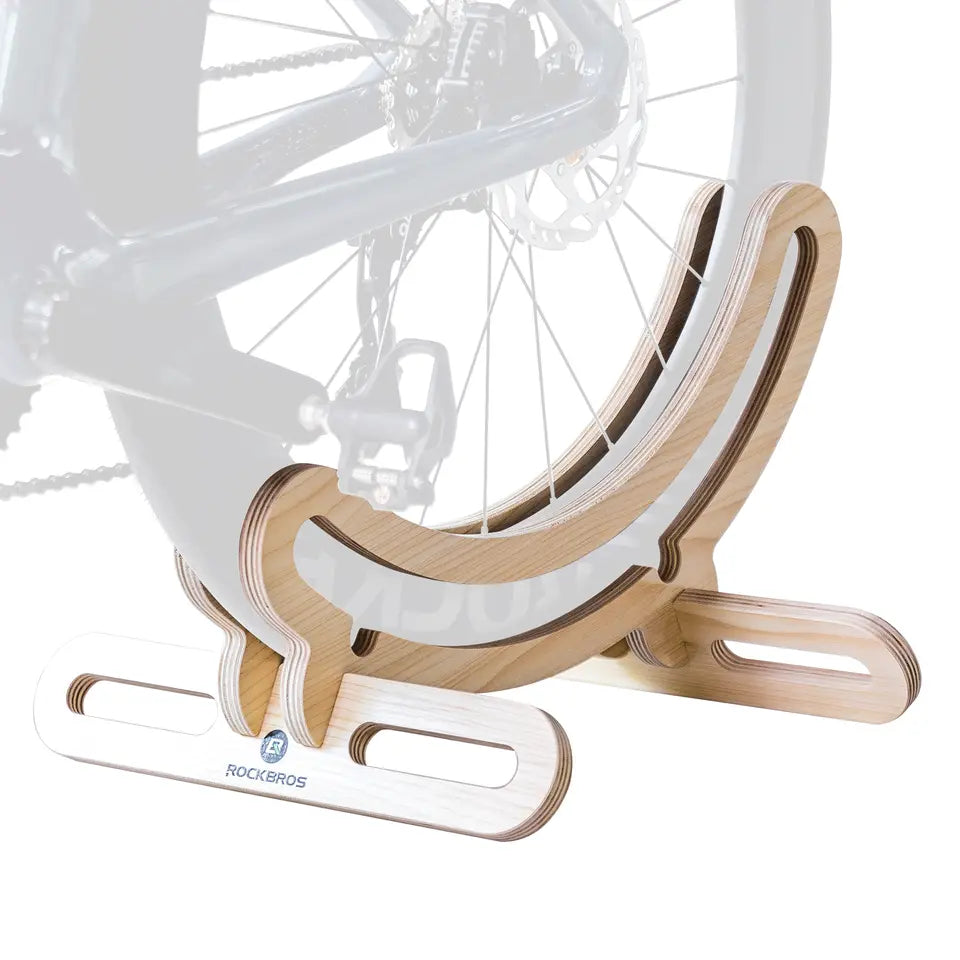ROCKBROS support de vélo béquille centrale en bois 30mm pour vélos 23C-30C 700C