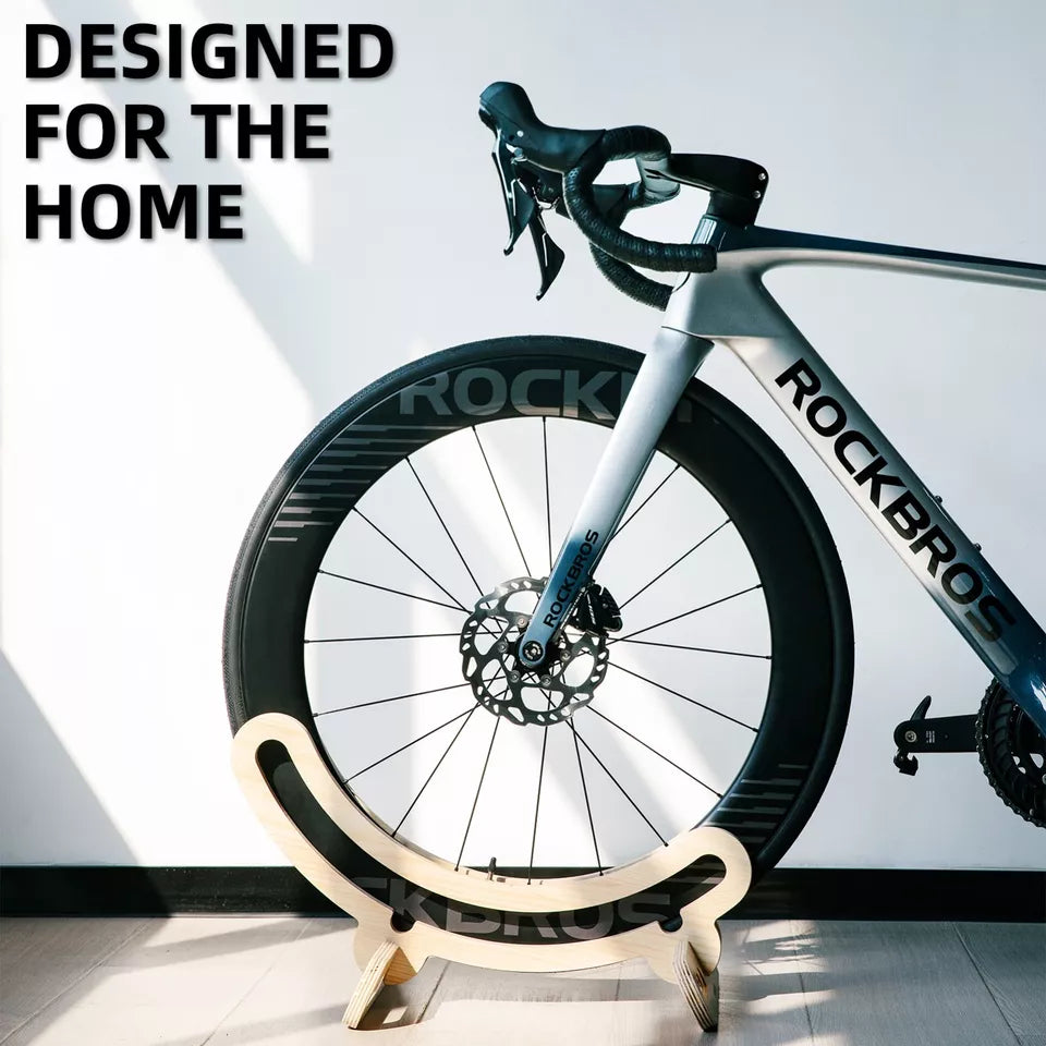 ROCKBROS support de vélo béquille centrale en bois 30mm pour vélos 23C-30C 700C
