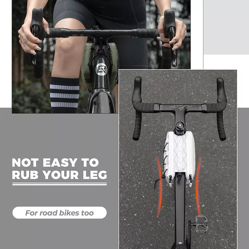 ROCKBROS 1L sac double cadre de vélo sac de tube supérieur avant 5 couleurs pour vélo de route vtt