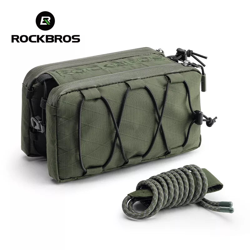 ROCKBROS 1L sac double cadre de vélo sac de tube supérieur avant 5 couleurs pour vélo de route vtt
