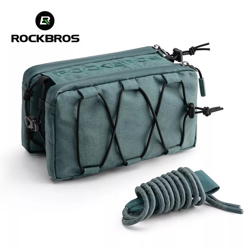 ROCKBROS 1L sac double cadre de vélo sac de tube supérieur avant 5 couleurs pour vélo de route vtt