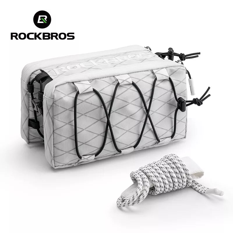 ROCKBROS 1L sac double cadre de vélo sac de tube supérieur avant 5 couleurs pour vélo de route vtt
