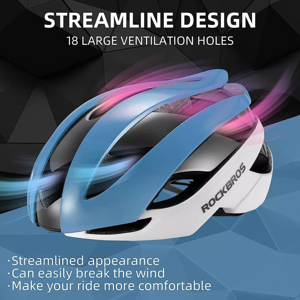 ROCKBROS casque de vélo pour femmes et hommes casque de cyclisme 4 couleurs casque de protection M/L 55-61 cm