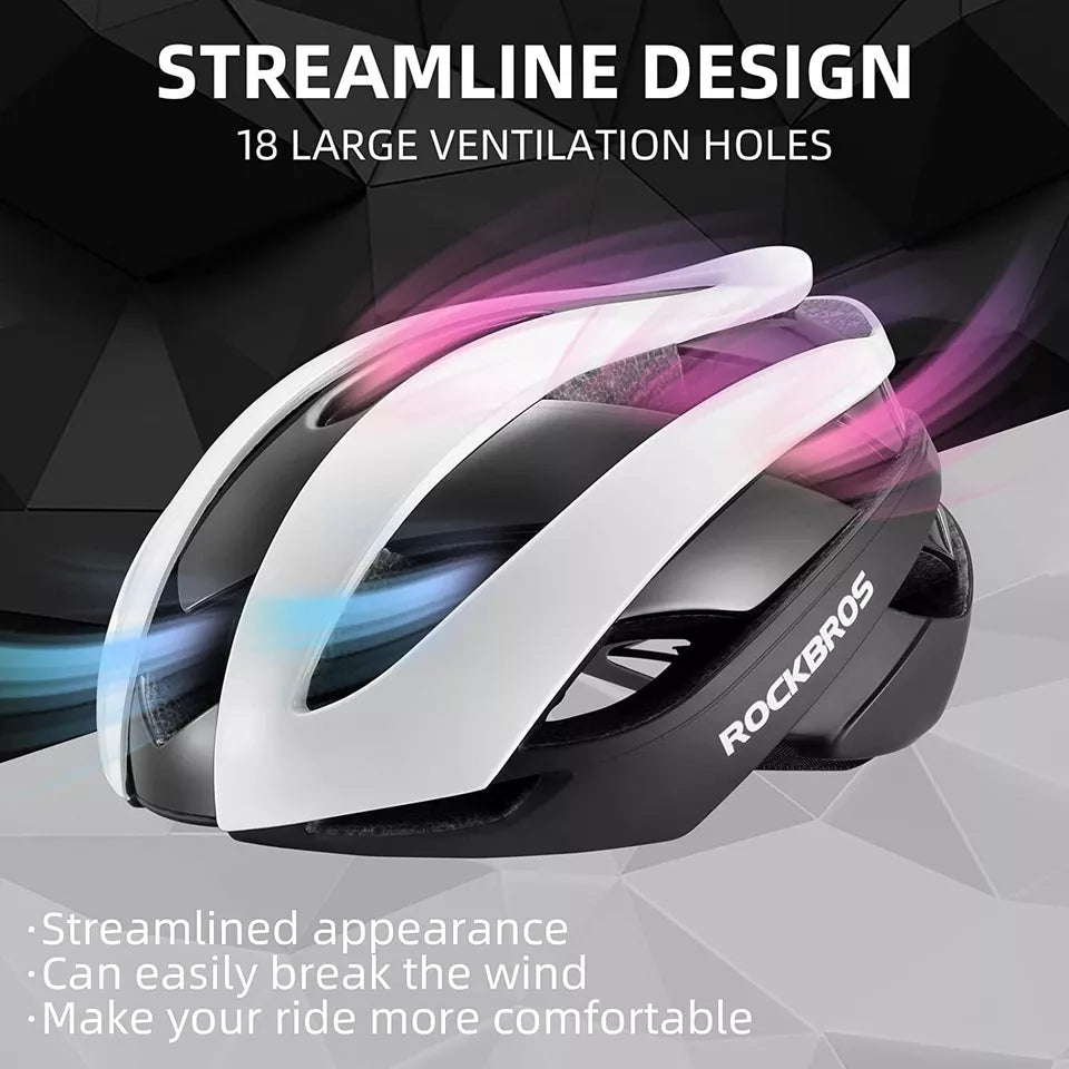 ROCKBROS casque de vélo pour femmes et hommes casque de cyclisme 4 couleurs casque de protection M/L 55-61 cm