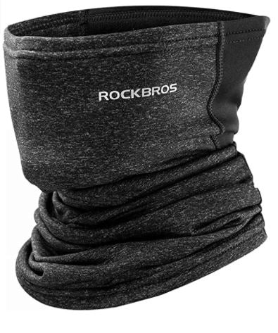 ROCKBROS Foulard multifonctions Demi-cagoule Chauffe-nuque Etanche à l'hiver Chaud Foulard tubulaire Respirant Couvre-visage Balaclava