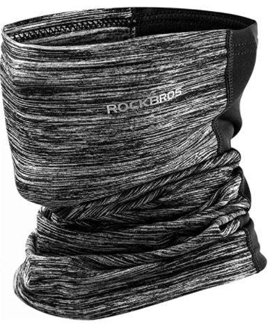 ROCKBROS Foulard multifonctions Demi-cagoule Chauffe-nuque Etanche à l'hiver Chaud Foulard tubulaire Respirant Couvre-visage Balaclava