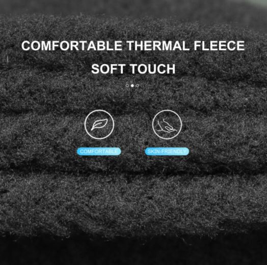 ROCKBROS Balaclava Masque de ski hiver Cagoule tempête Thermo Fleece Masque moto