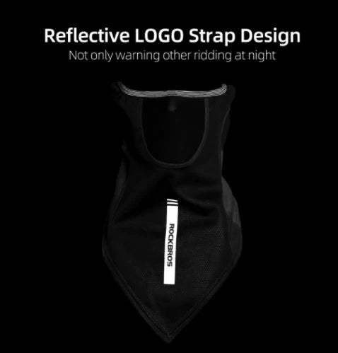 ROCKBROS Hiver Foulard Moto Tuyau Demi Cagoule Balaclava Unisexe