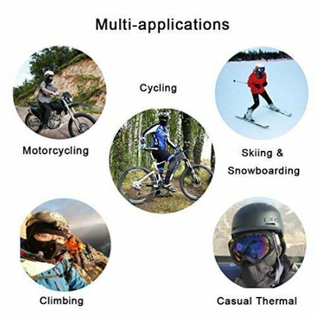ROCKBROS Cagoule Balaclava Vélo Masque Anti-Poussière Moto Avec Filtre