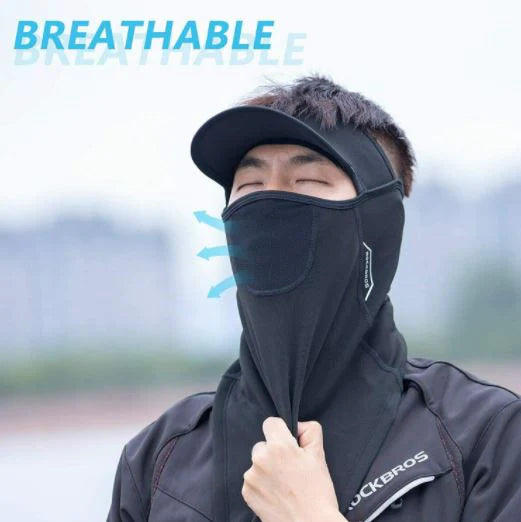 ROCKBROS Demi Cagoule Vélo Masque tubulaire Écharpe Moto Coupe-vent