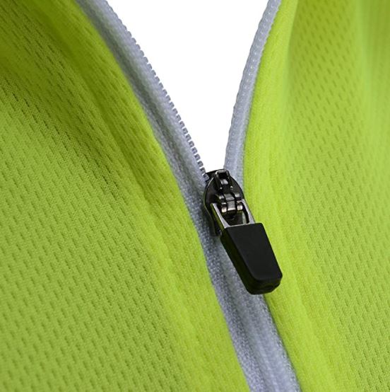 ROCKBROS Gilet de vélo réfléchissant Gilet de course coupe-vent respirant
