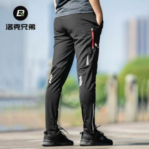 ROCKBROS Cuissard vélo Pantalon long Cyclisme Hommes Sport Casual Noir