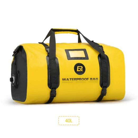 ROCKBROS Sacoche moto étanche Sacoche de selle 20L/40L Sacoche porte-bagages PVC