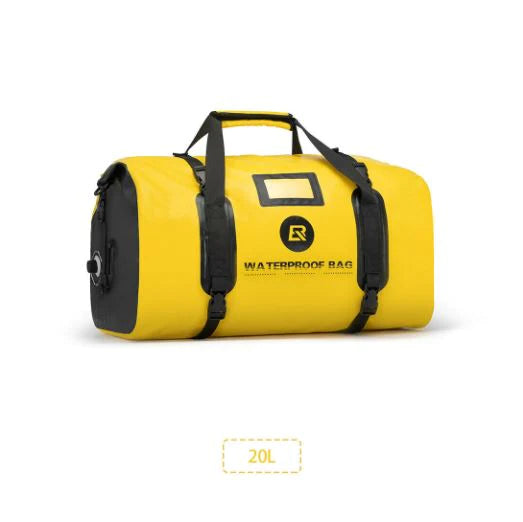 ROCKBROS Sacoche moto étanche Sacoche de selle 20L/40L Sacoche porte-bagages PVC