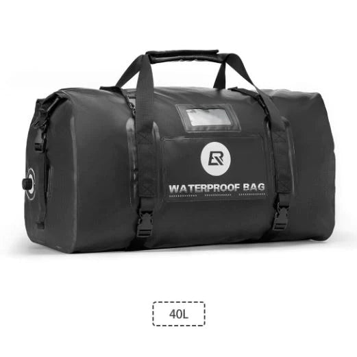 ROCKBROS Sacoche moto étanche Sacoche de selle 20L/40L Sacoche porte-bagages PVC