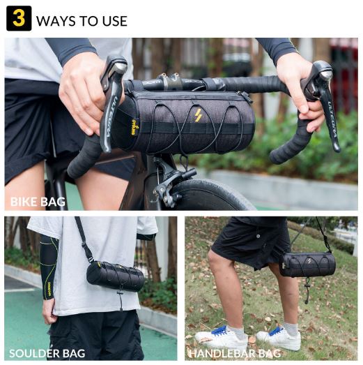 ROCKBROS Sacoche de vélo Sacoche de guidon Sac de rangement Multifonctionnel