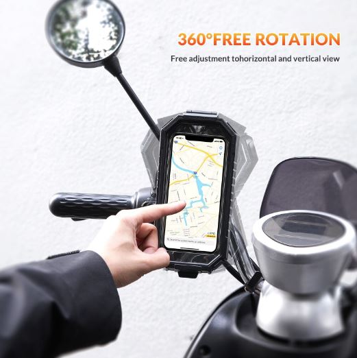 ROCKBROS support téléphone portable support vélo moto universel 360° étanche
