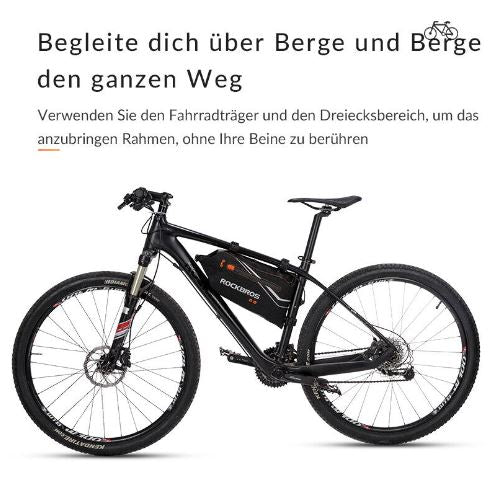 ROCKBROS sac de cadre sac de tube supérieur sac de vélo pour vtt vélo de route e-bike 3.5L