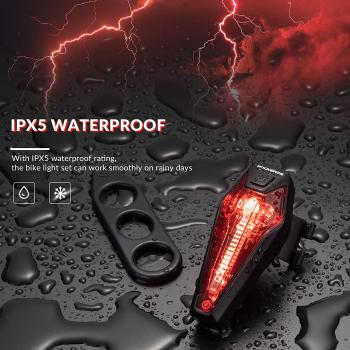 ROCKBROS Lumière pour vélo certifié IPX5 StVZO 20 lux