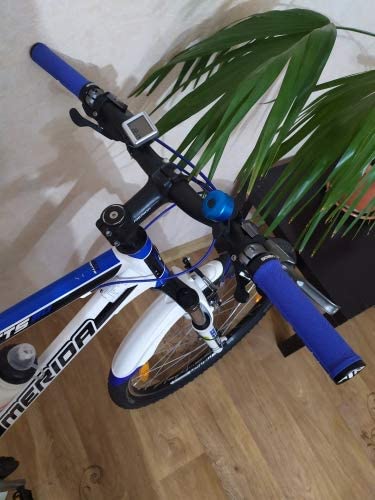 ROCKBROS Poignées de Guidon de Vélo 22mm Caoutchouc Antidérapant Bleu