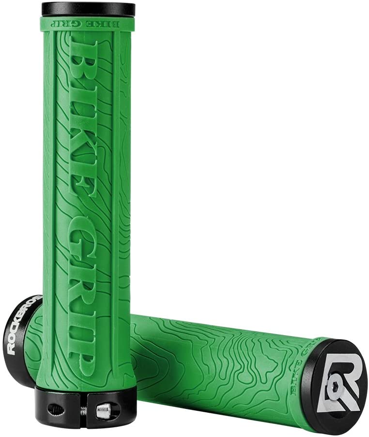 ROCKBROS Poignées de Guidon de Vélo 22mm Caoutchouc Antidérapant Bleu