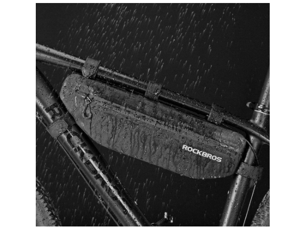 ROCKBROS AS-0433 sacoche de cadre de vélo sac triangle ca.3L/4L noir