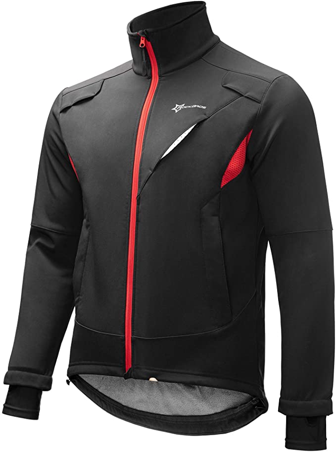 ROCKBROS YPW021 Veste d'hiver hommes coupe-vent imperméable décontracté