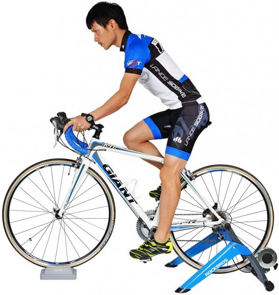 ROCKBROS Entraîneur à rouleaux pour vélos contrôleur de câble 8 niveaux