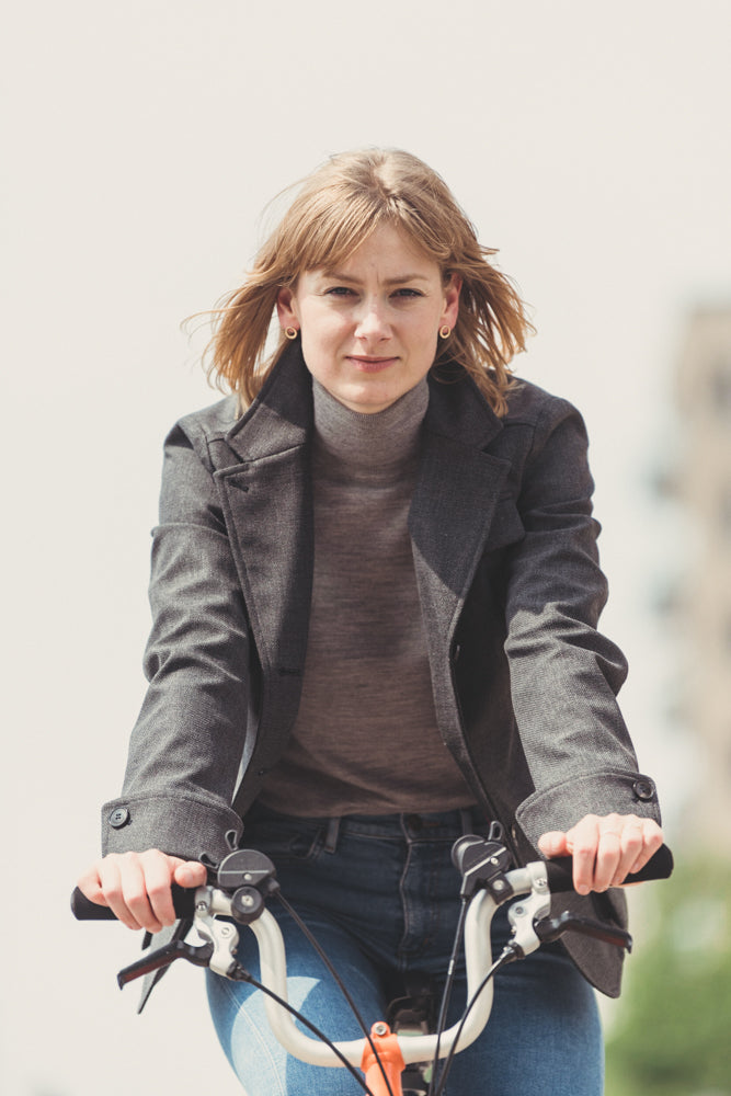 Manteau de cyclisme Amity Paulina c_change Anthra femme