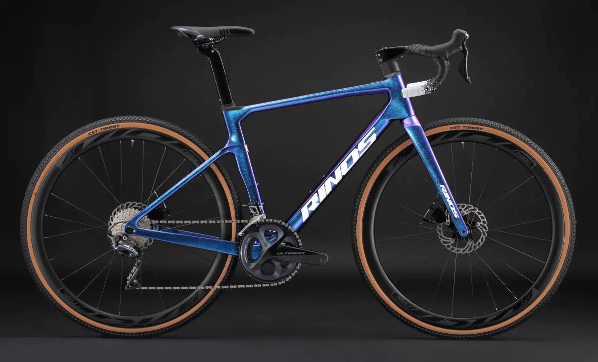 RINOS Vélo de gravel Carbon Sandman5.0 Shimano R8000 Ultegra