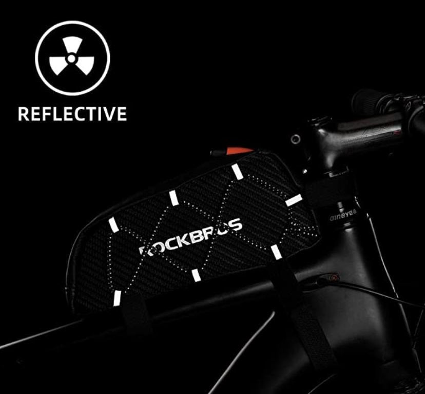 ROCKBROS 039BK Sacoche de cadre de vélo pour téléphone portable ca.1L