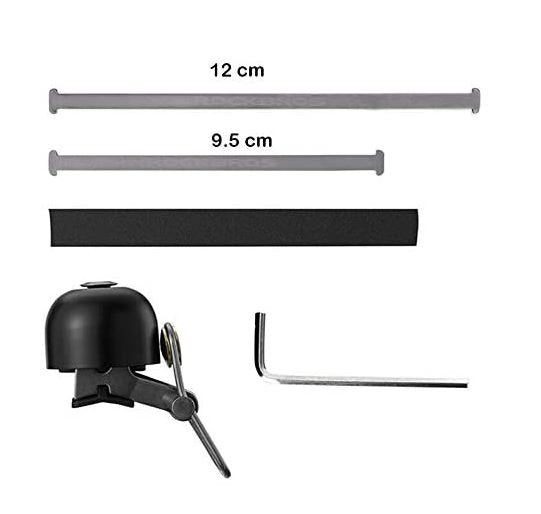 ROCKBROS 15-1B Sonnette de Vélo Cloche classique Mini 75DB Noir