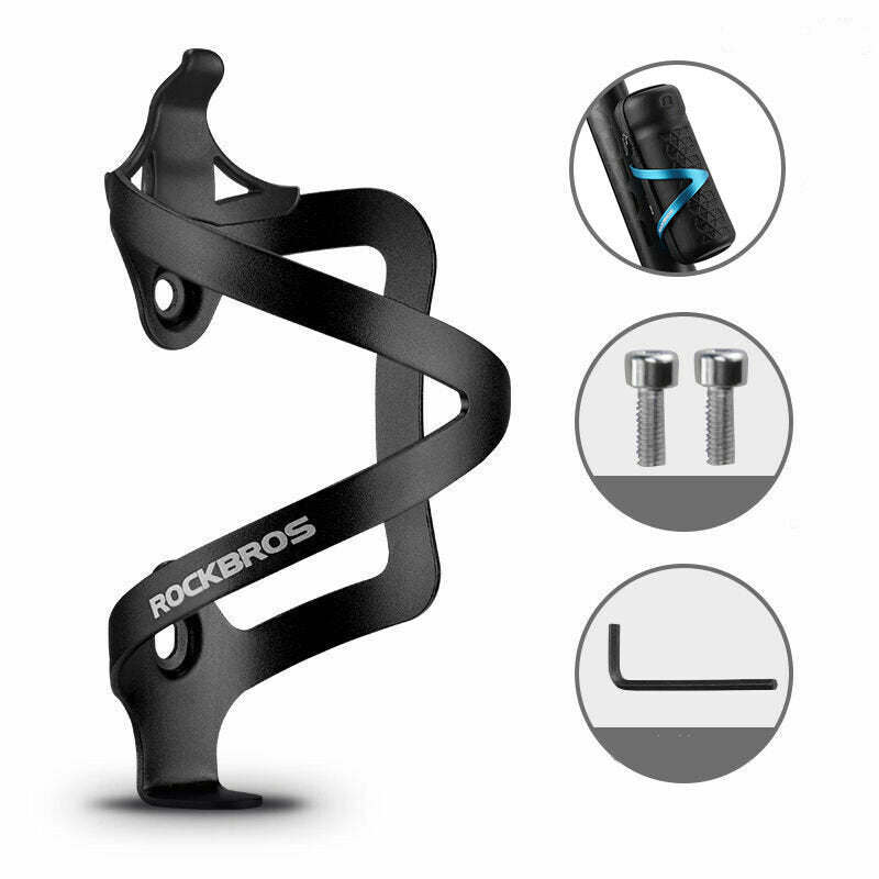 ROCKBROS 2017-11B Porte-bouteille pour vélo Porte-gobelet Noir