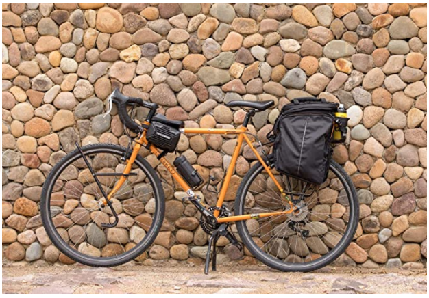 ROCKBROS A6-03BK Sacoche pour porte-bagages Sac de selle arrière réfléchissant Style 1