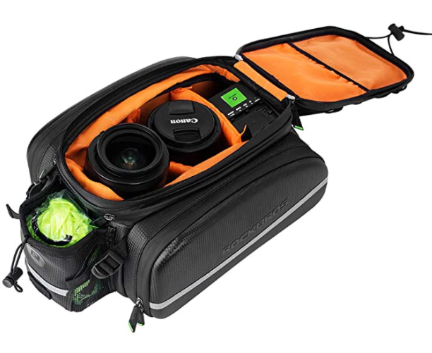 ROCKBROS A6-6 Sacoche arrière pour vélo 10-35L Sac photo étanche