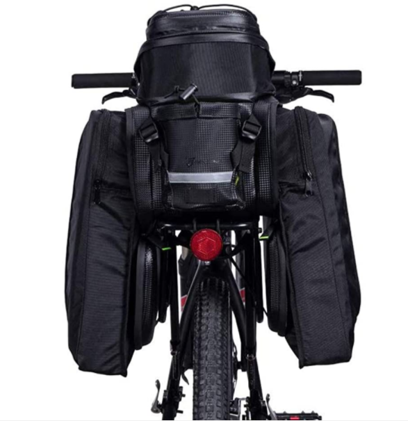 ROCKBROS A6-6 Sacoche arrière pour vélo 10-35L Sac photo étanche