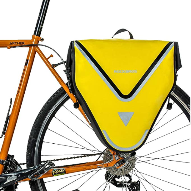 ROCKBROS AS-001-3Y Sac de transport 100% étanche 20L Jaune/Noir 1 pcs.