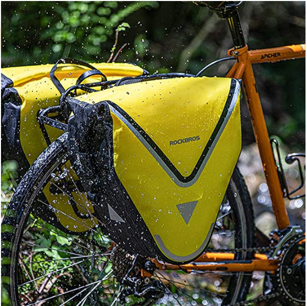 ROCKBROS AS-001-3Y Sac de transport 100% étanche 20L Jaune/Noir 1 pcs.