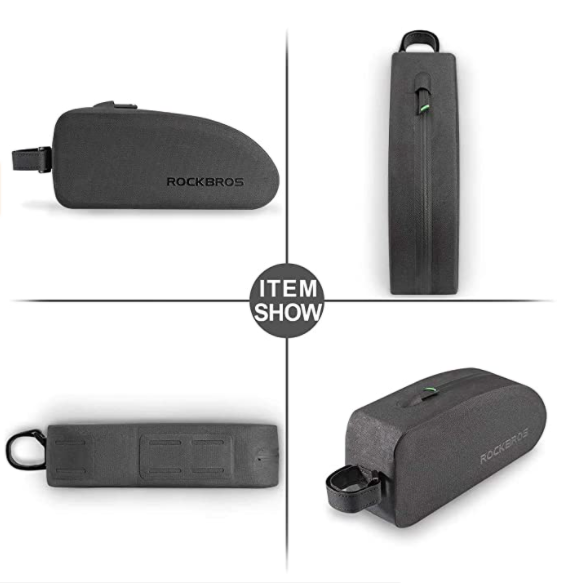 ROCKBROS AS-019 Sacoche de cadre de vélo 1L avec 1x fermeture éclair